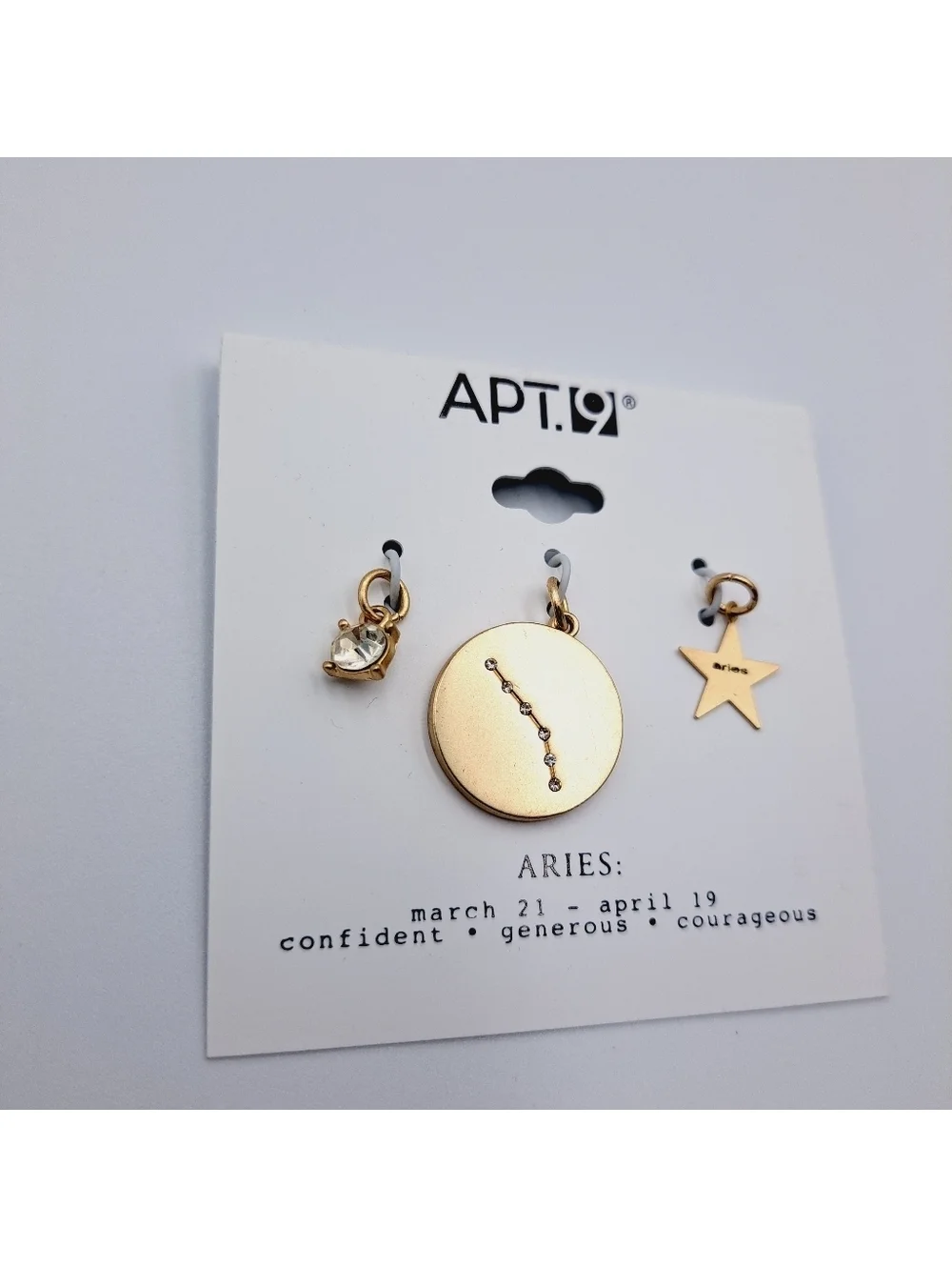 Aries Zodiac Pendant Charm Set